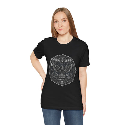 Gothic Skull & Bat