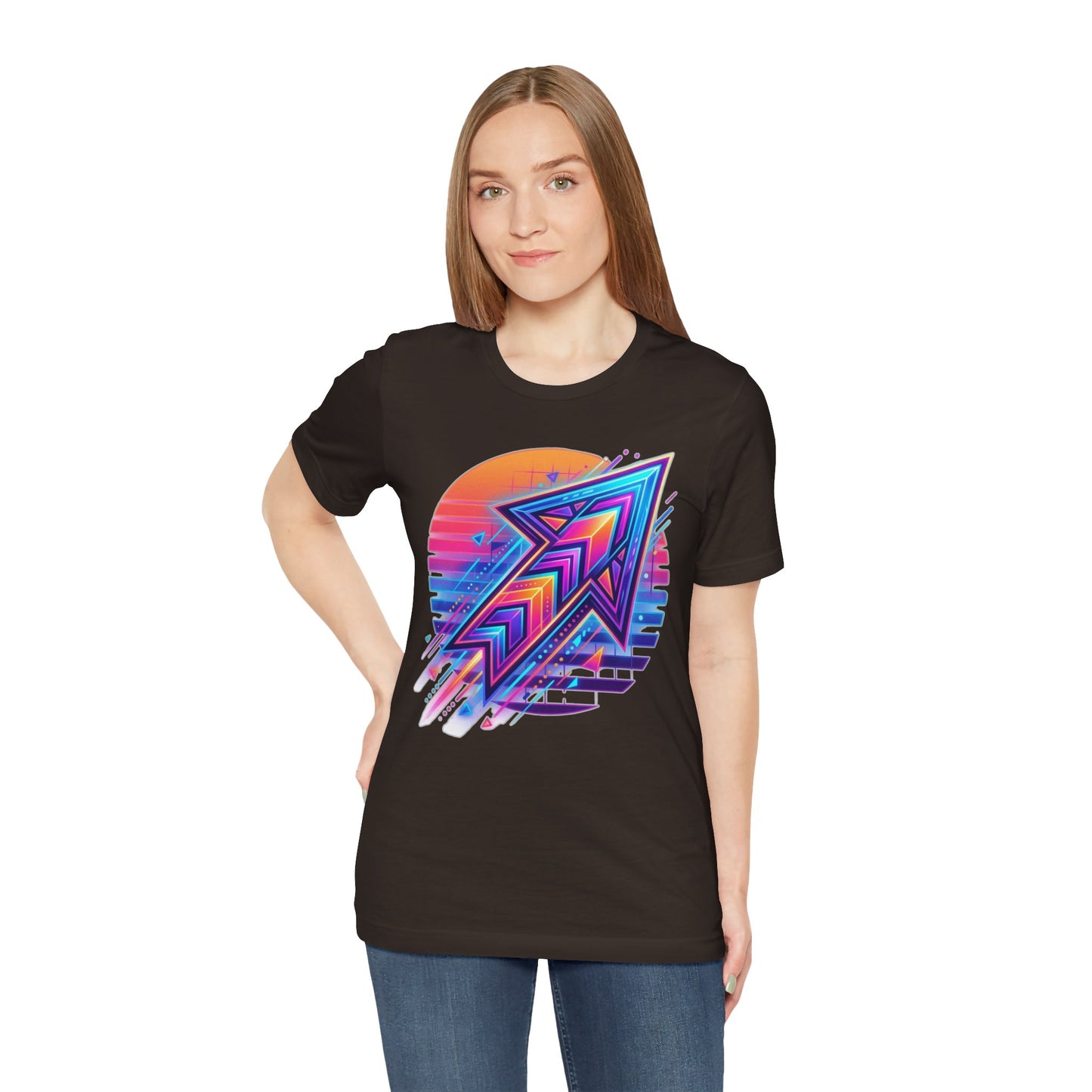 Retro Neon Arrow