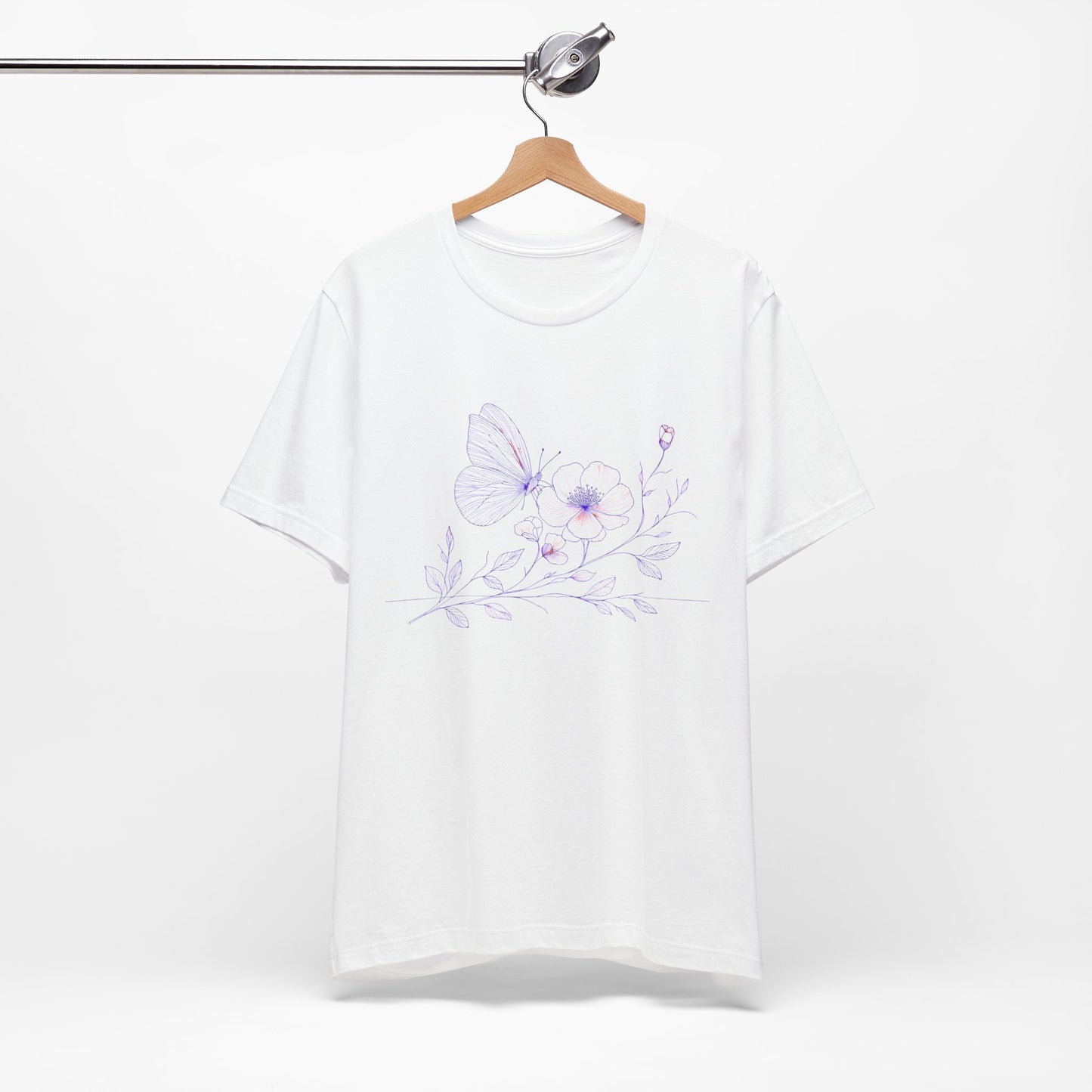 Butterfly Line Art Tee
