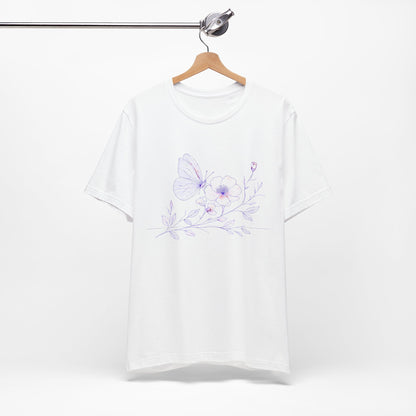 Butterfly Line Art Tee
