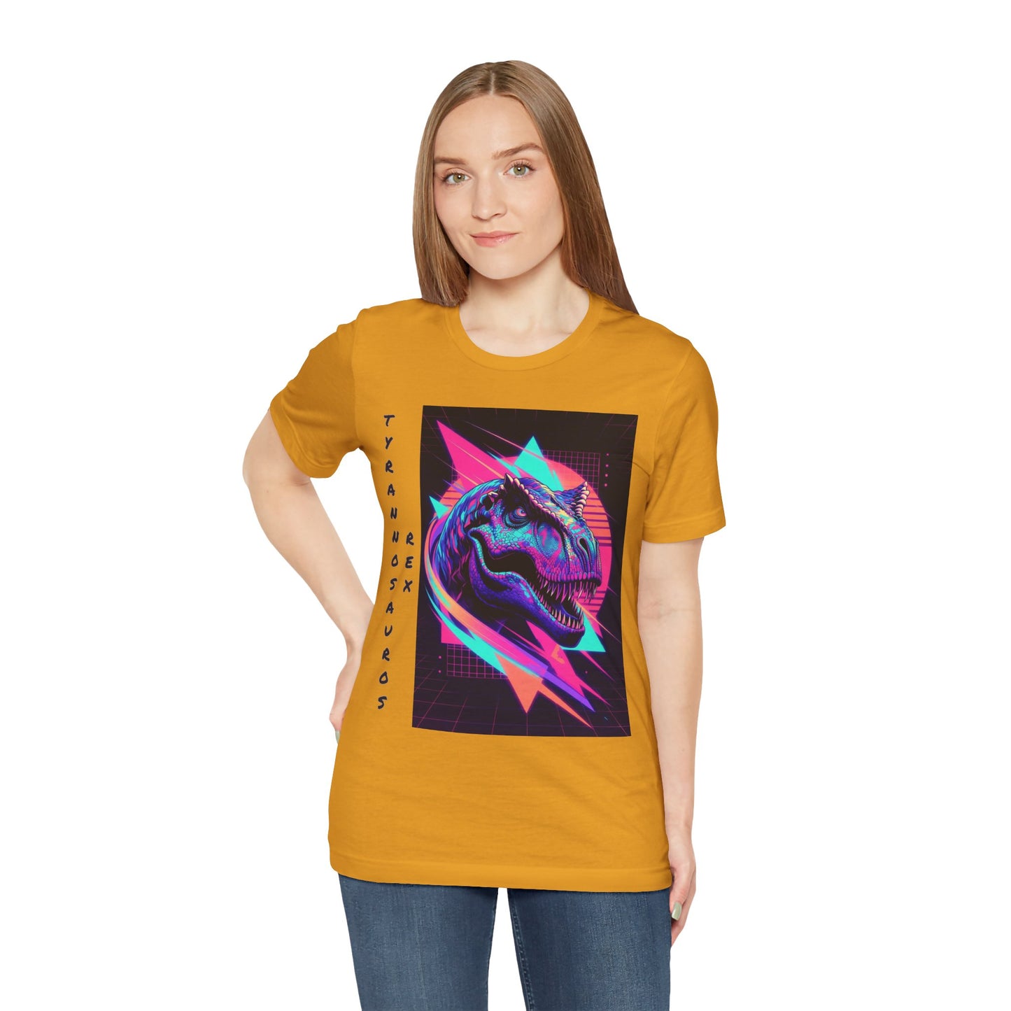 Retro Neon T-Rex