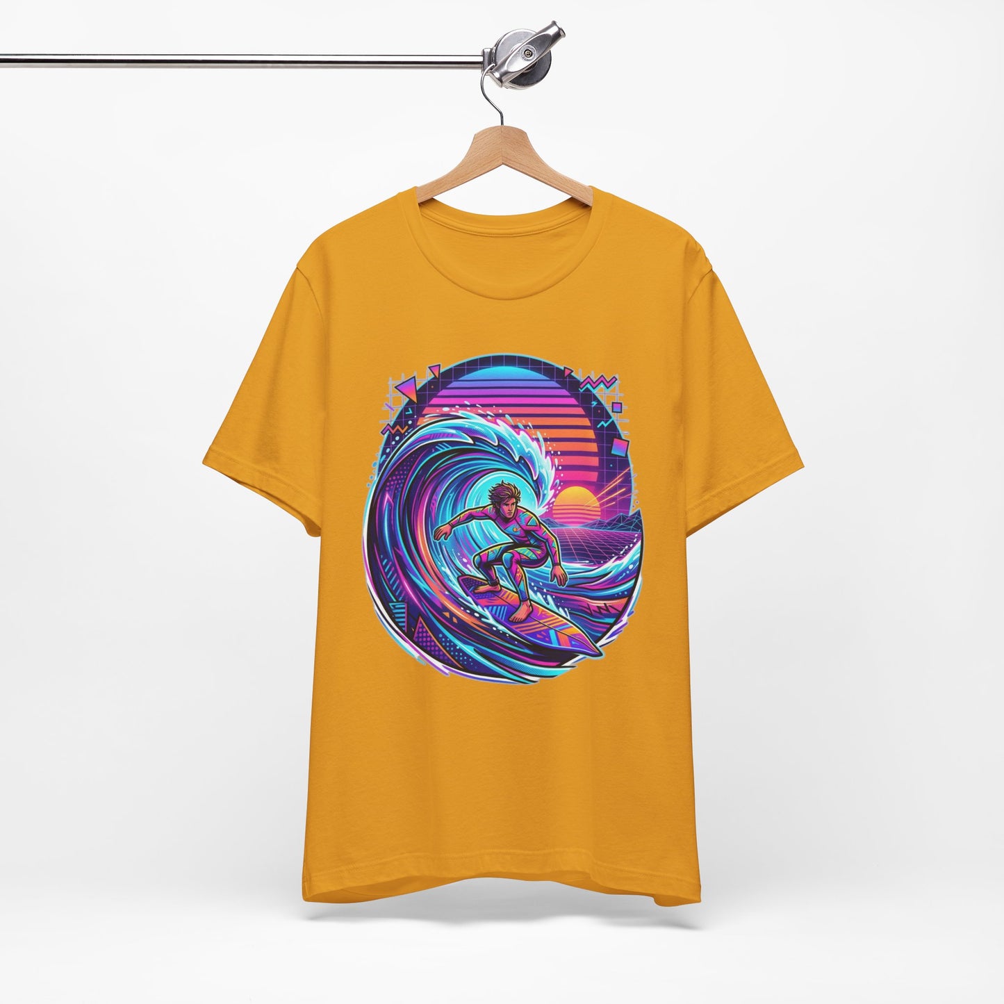 Retro Sunset Surfer