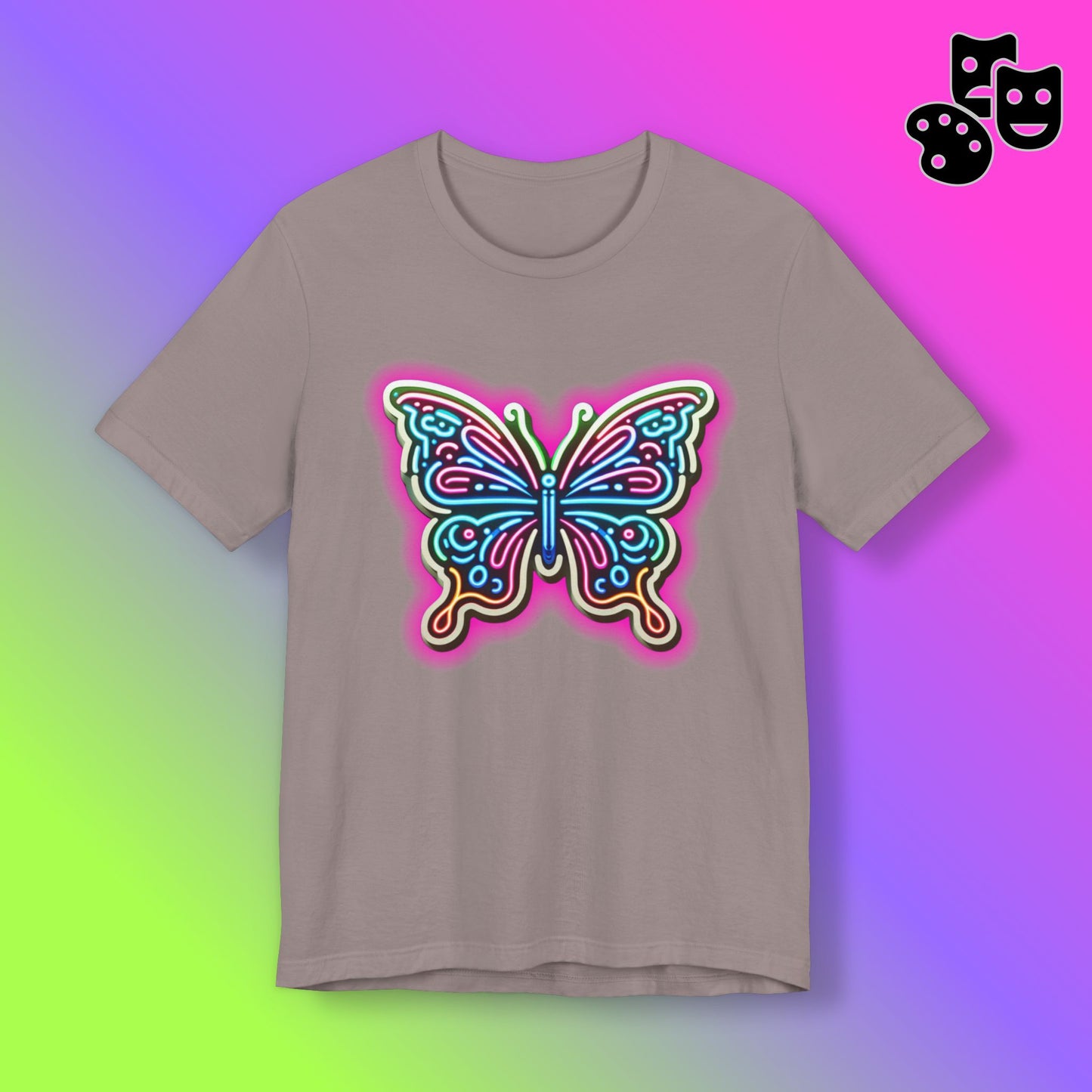 Butterfly Pink Glow Tee