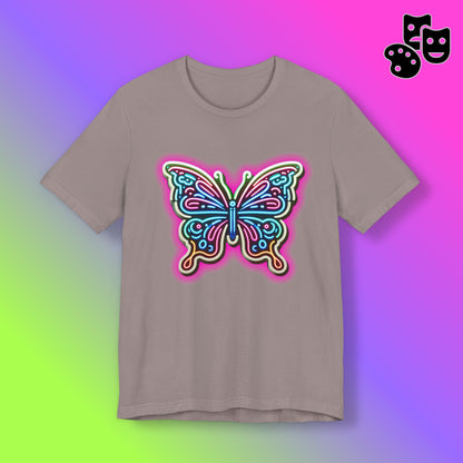 Butterfly Pink Glow Tee