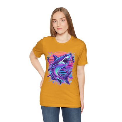 Retro Neon Shark