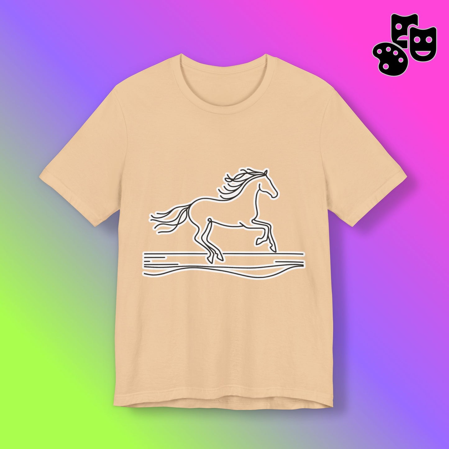 Horse on Beach Tee