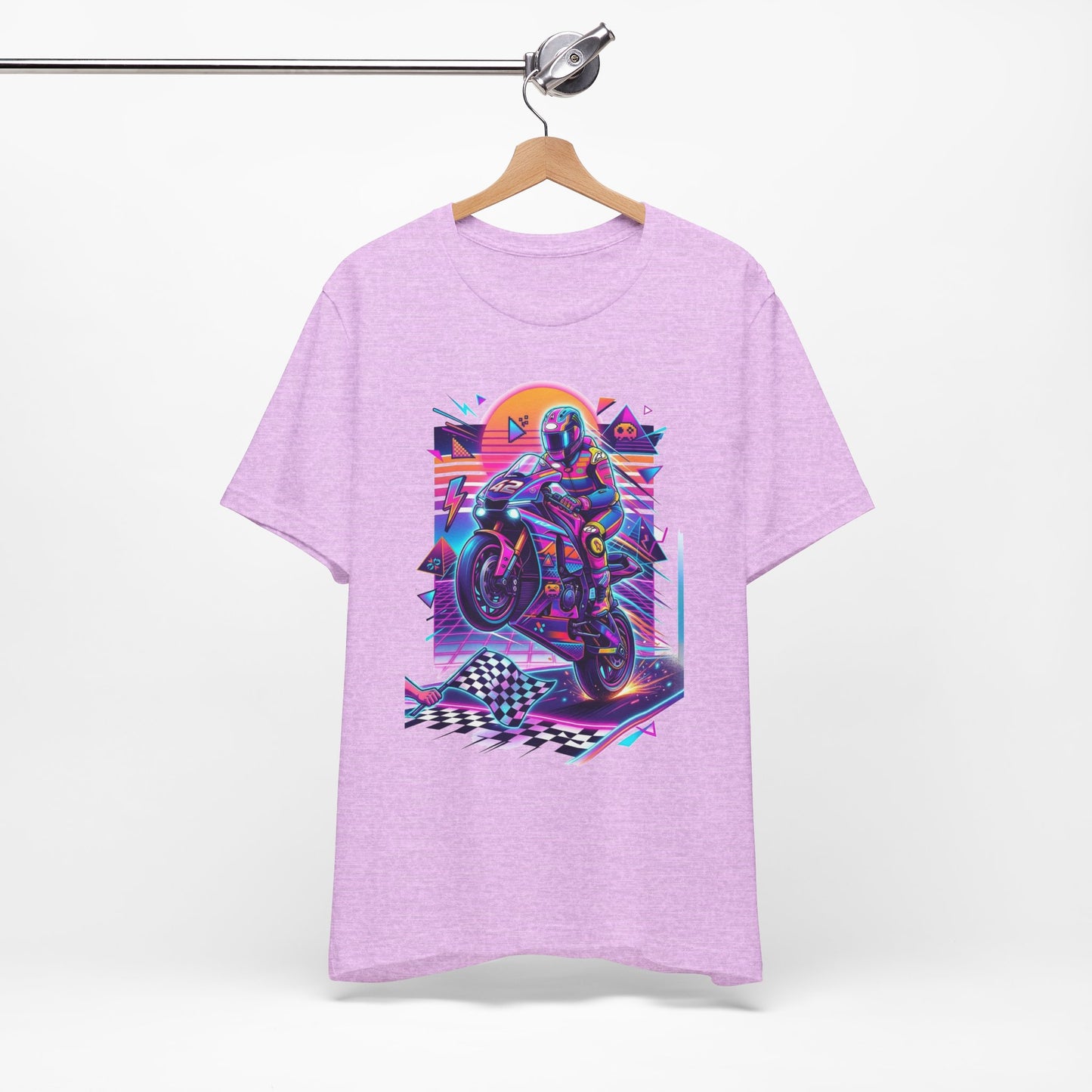 Neon Retro Biker