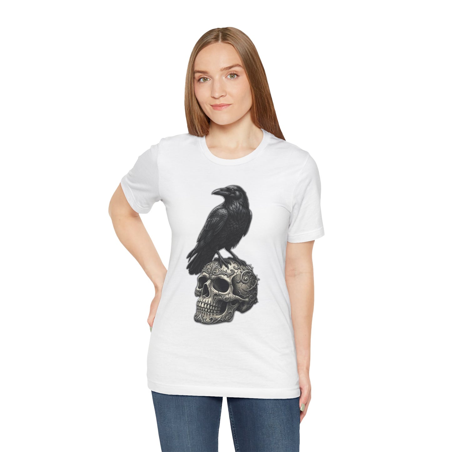 Raven on Skull