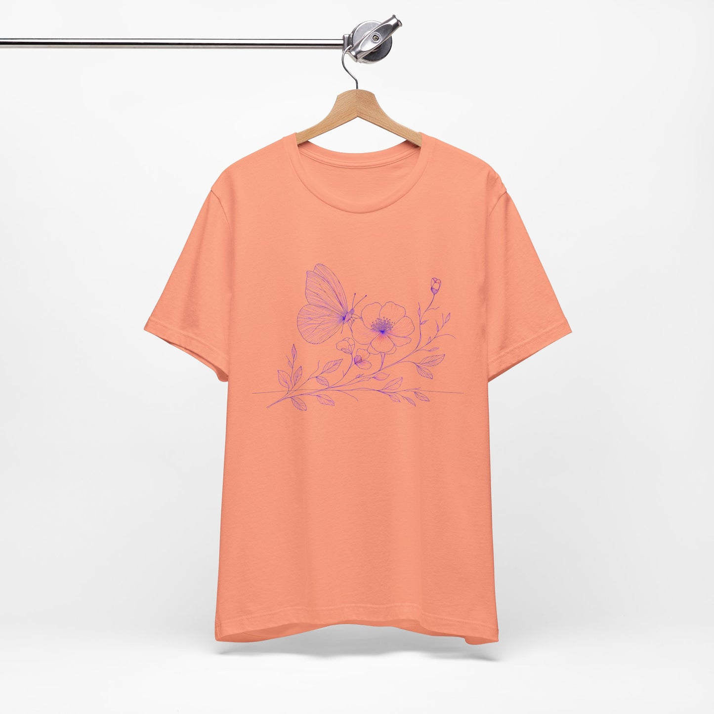 Butterfly Line Art Tee