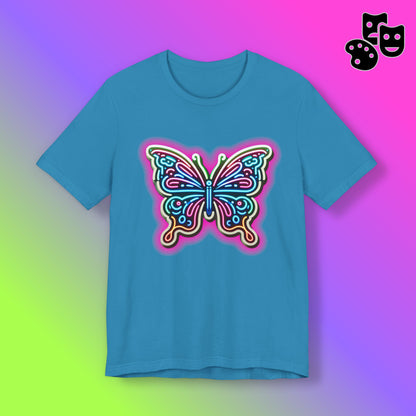 Butterfly Pink Glow Tee
