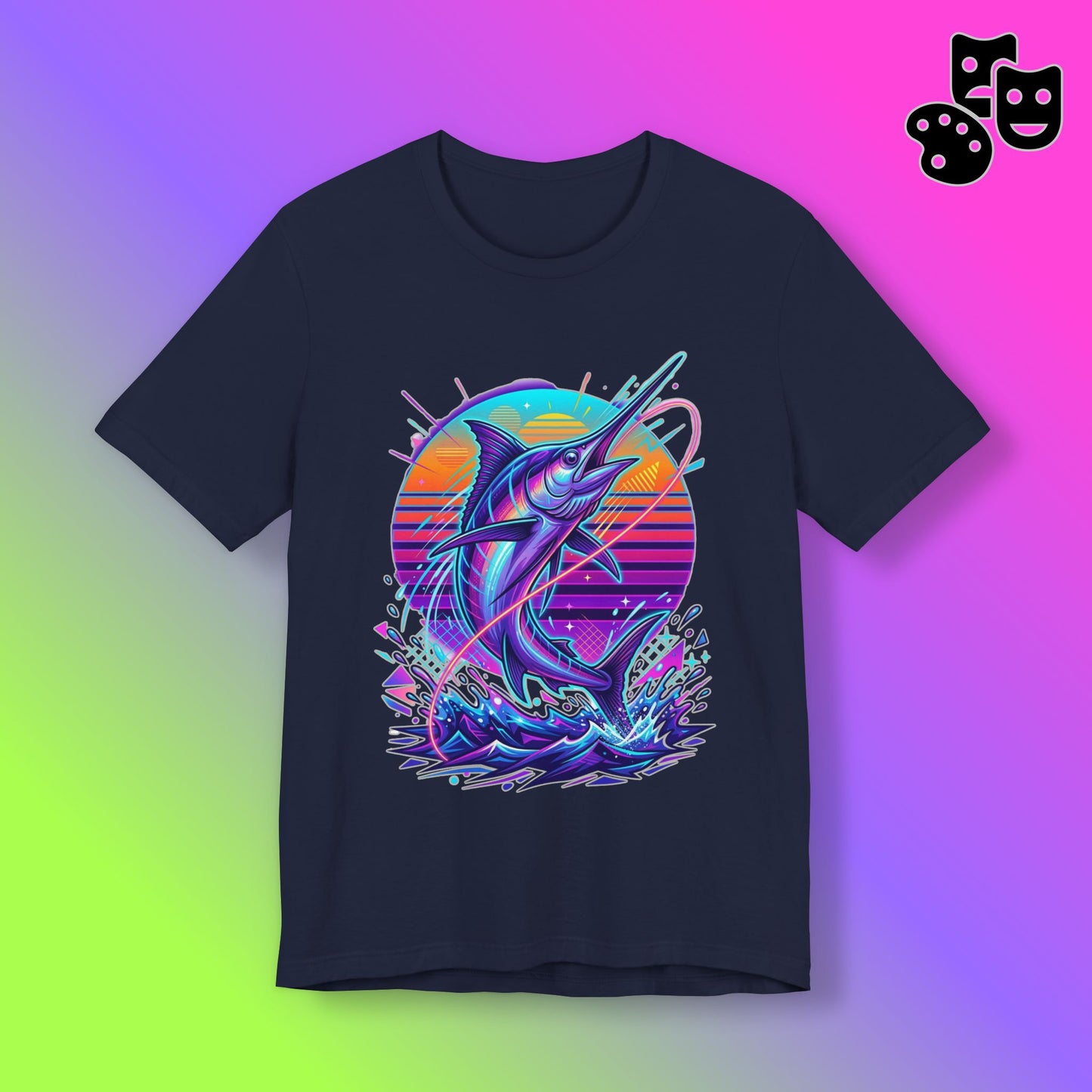 Neon Retro Marlin