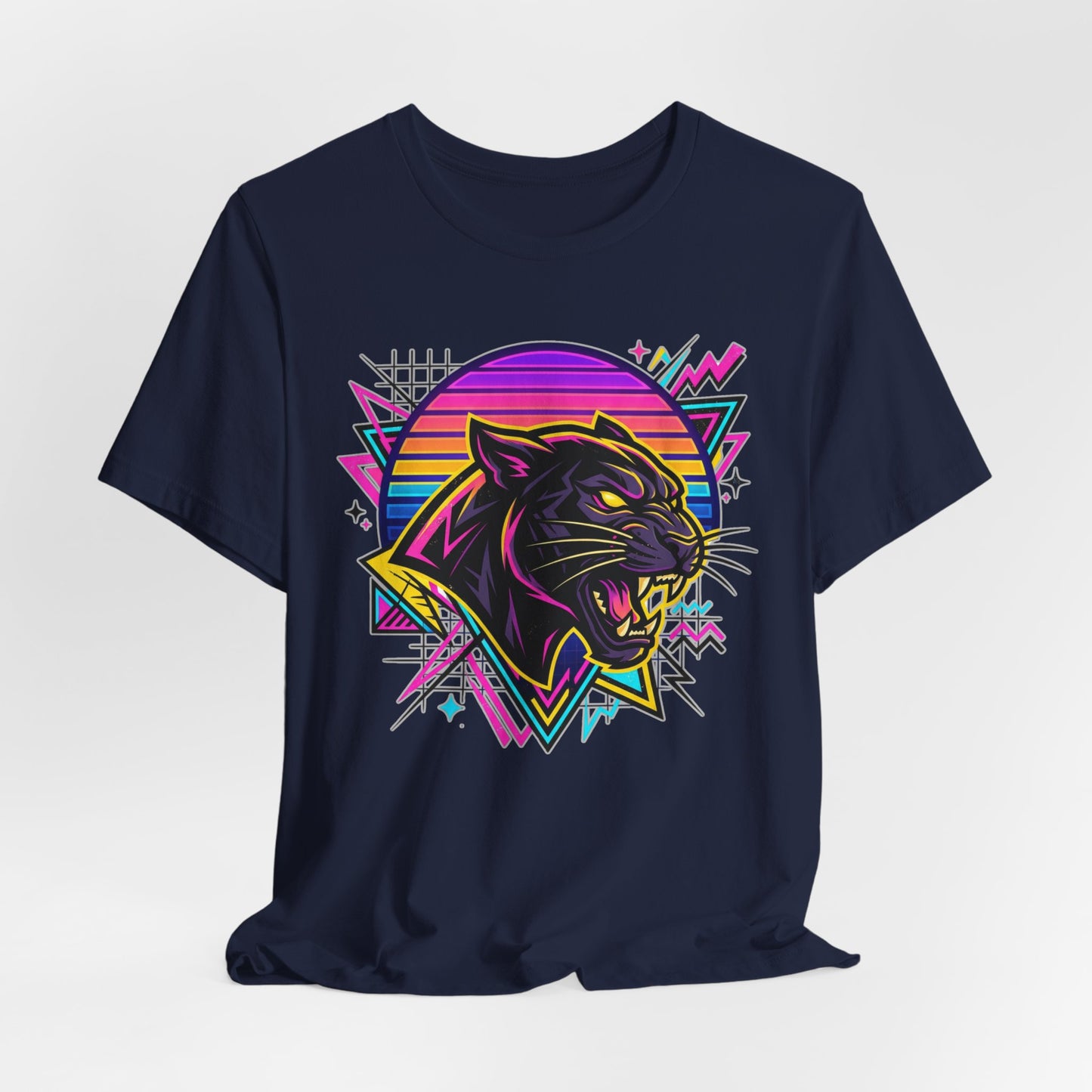 Retro Neon Panther