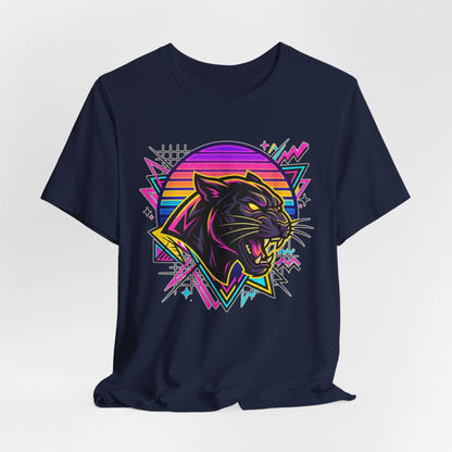 Retro Neon Panther