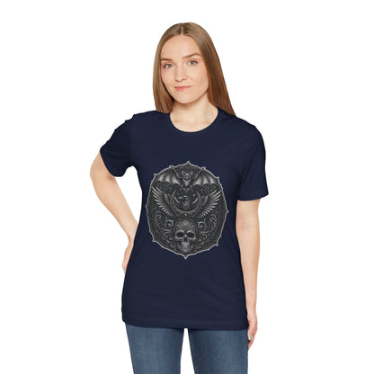 Gothic Skull & Bat