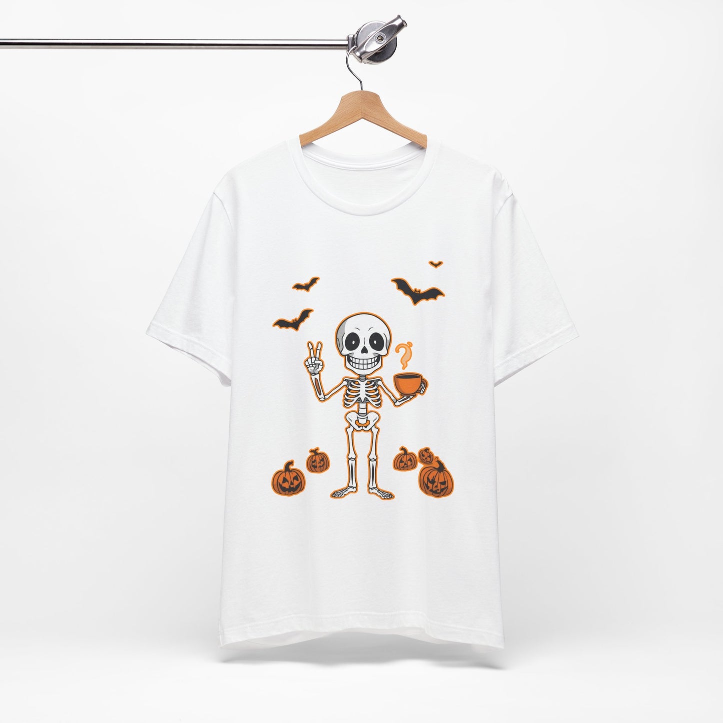 Halloween Skeleton Coffee & Peace