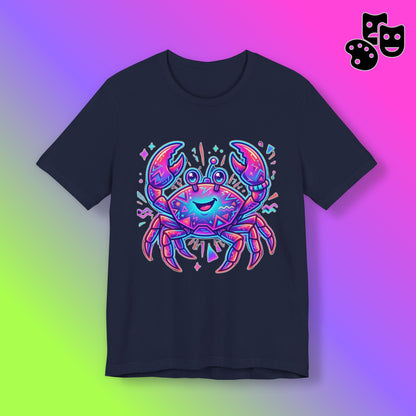 Neon Cute Crab