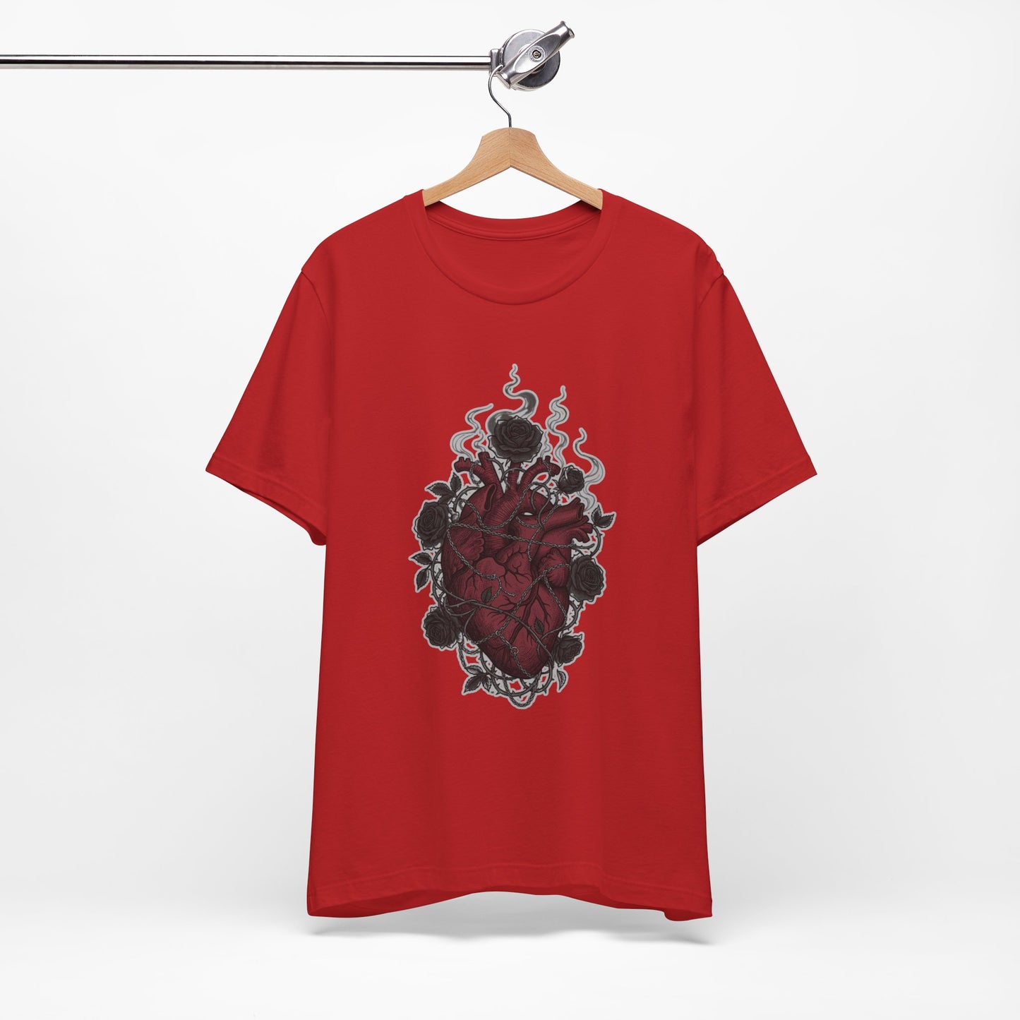 Dark Floral Gothic Heart