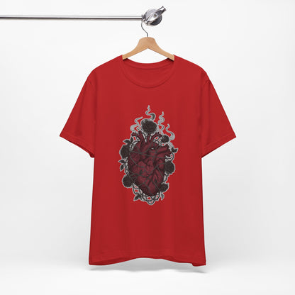 Dark Floral Gothic Heart