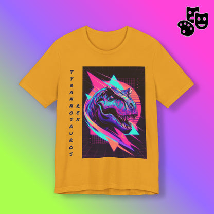 Retro Neon T-Rex