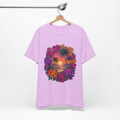 Sunset Floral Tropical