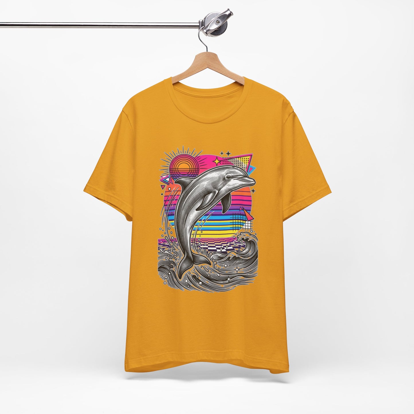 Dolphin Retro Graphic