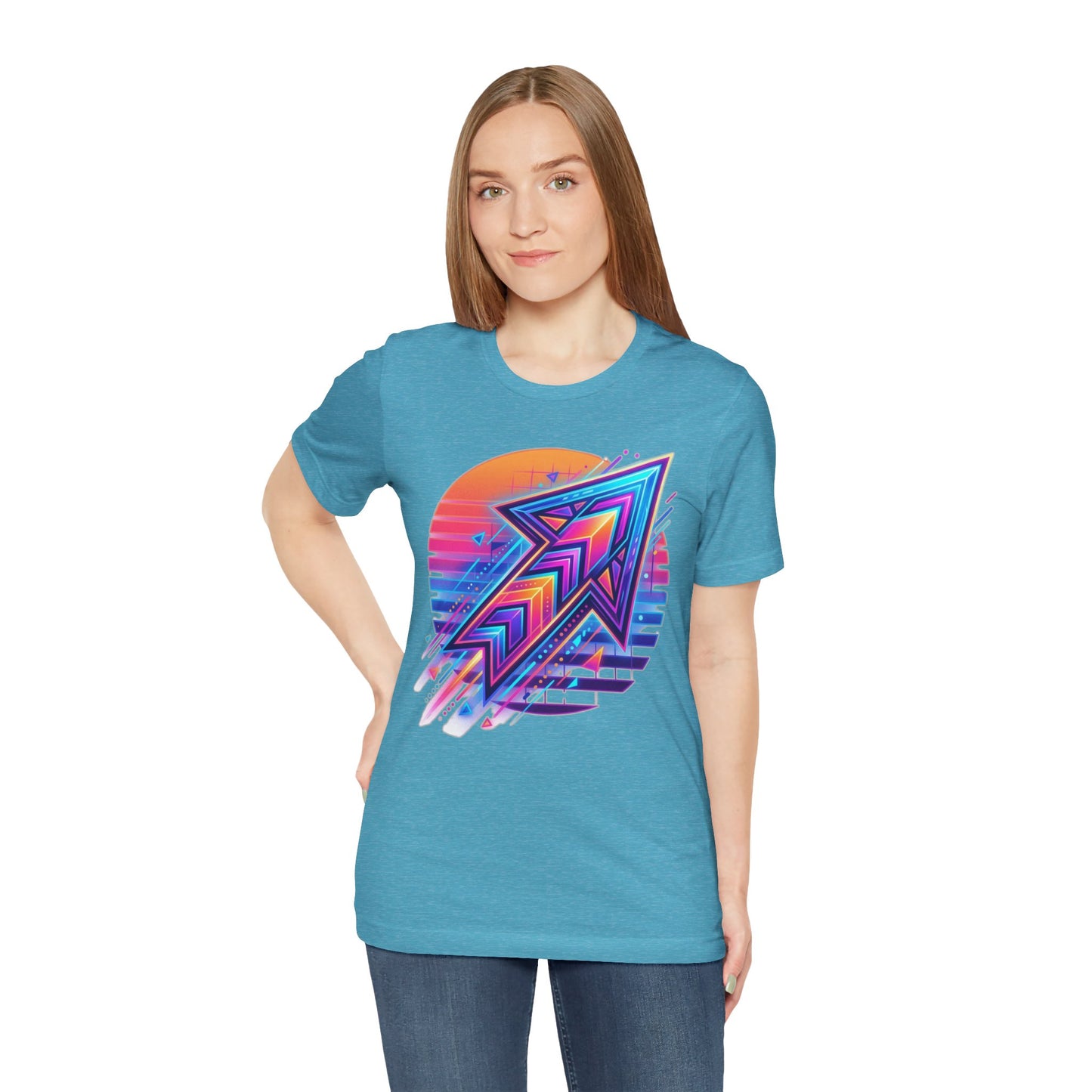 Retro Neon Arrow