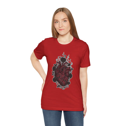 Dark Floral Gothic Heart