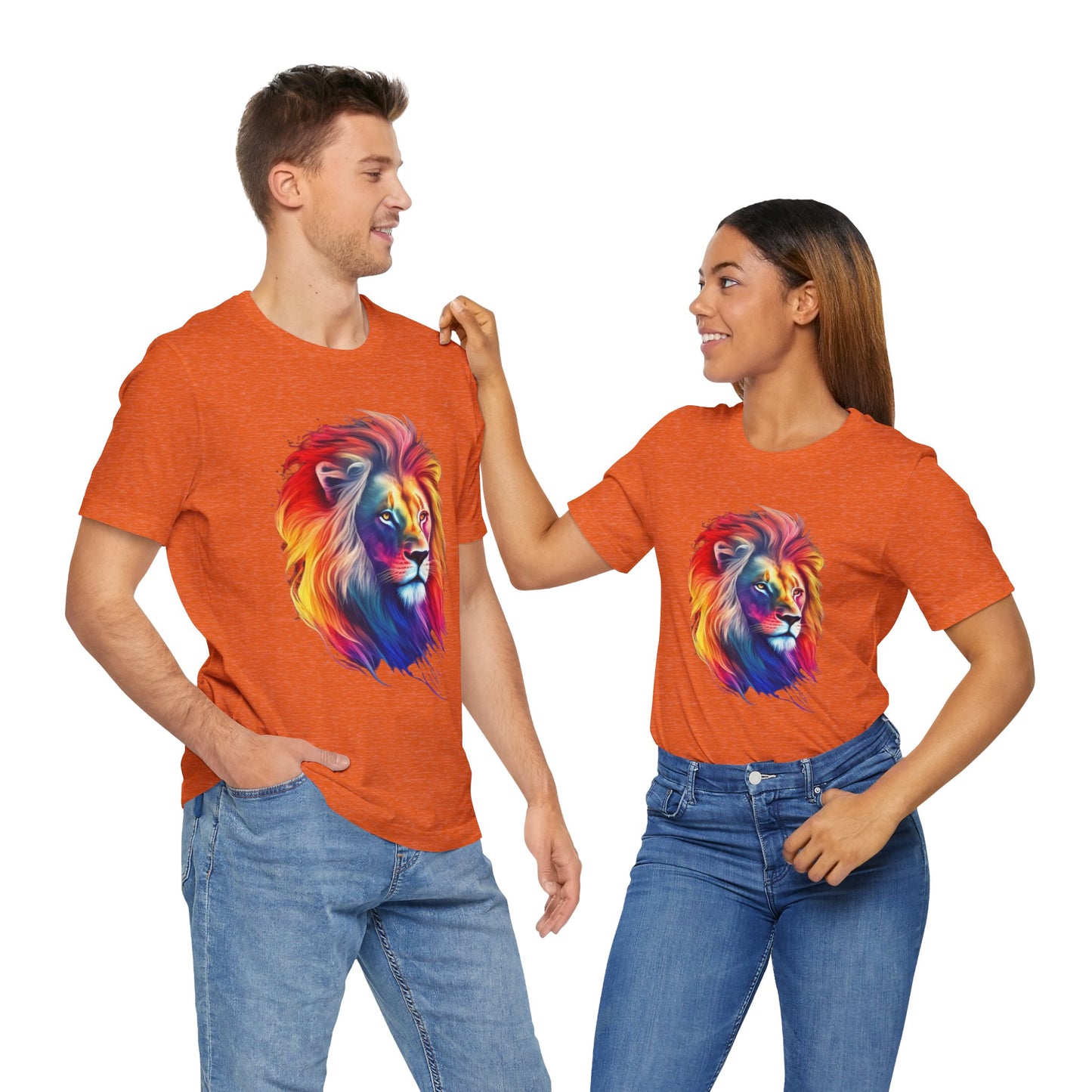 Vibrant Lion Graphic Tee