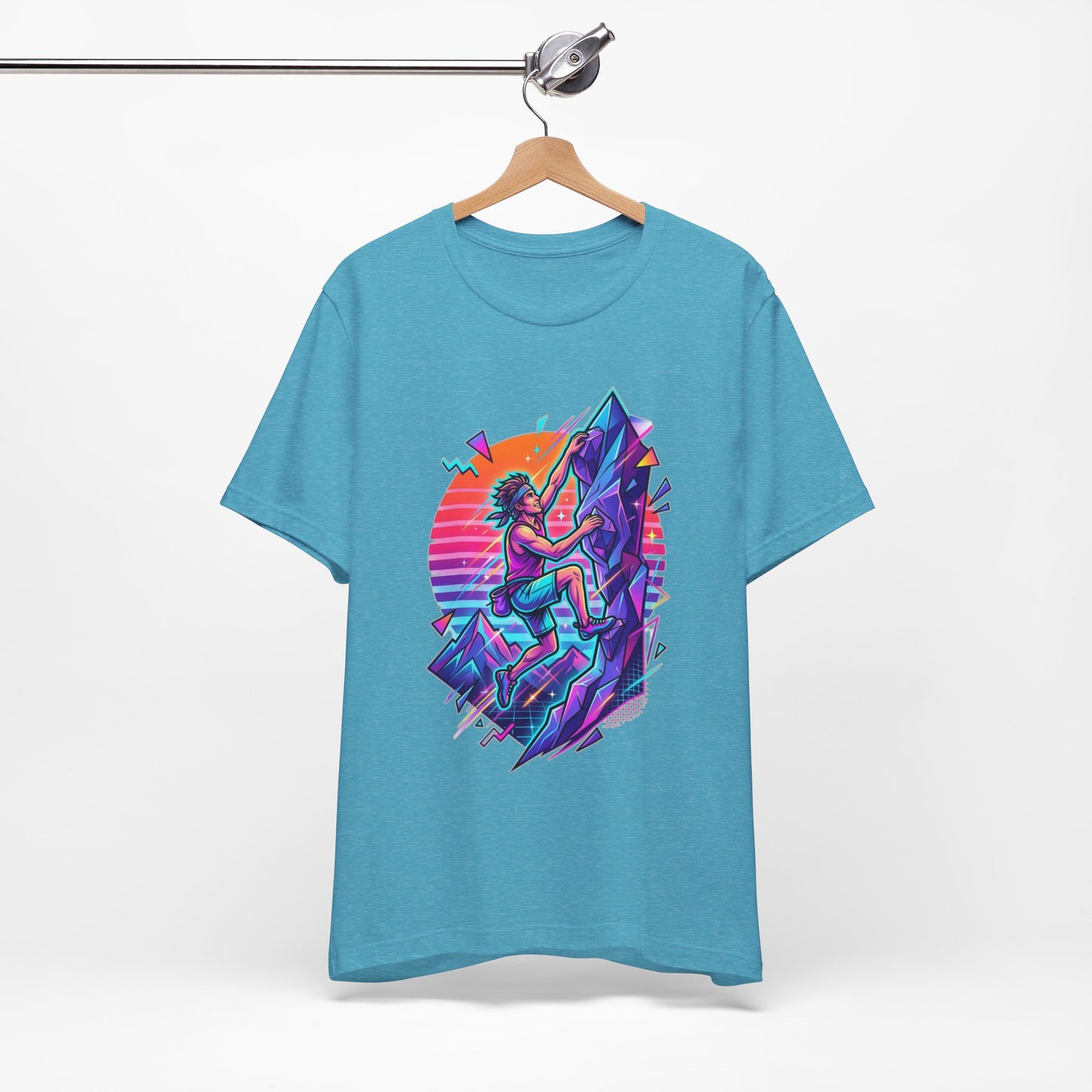 Climber Retro Sunset
