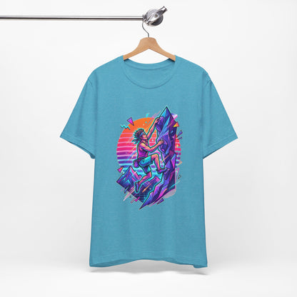Climber Retro Sunset
