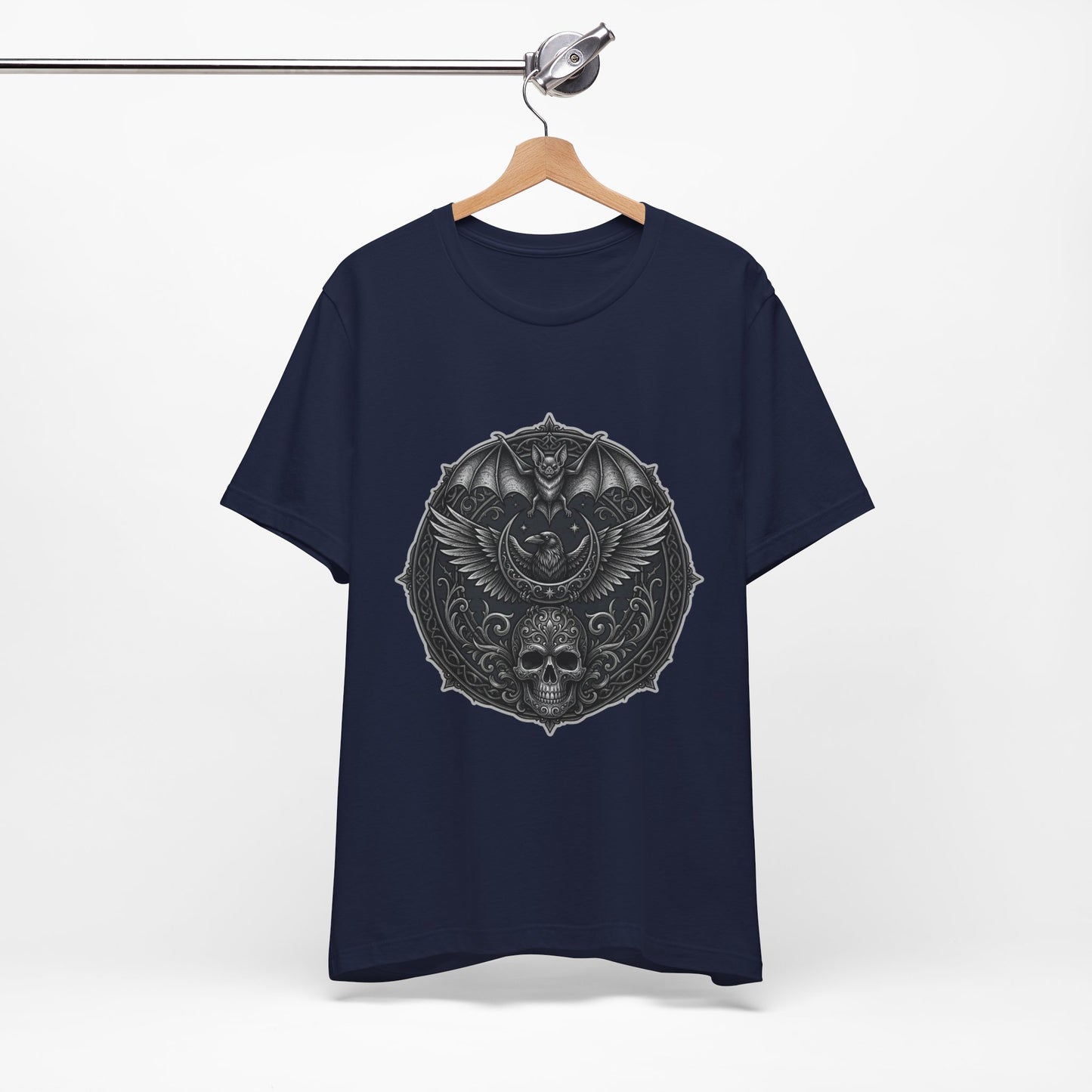 Gothic Skull & Bat