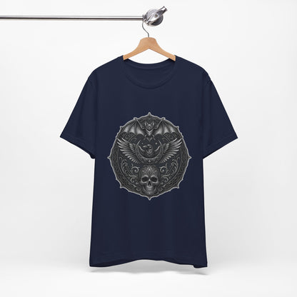 Gothic Skull & Bat