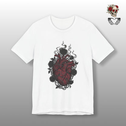 Dark Floral Gothic Heart
