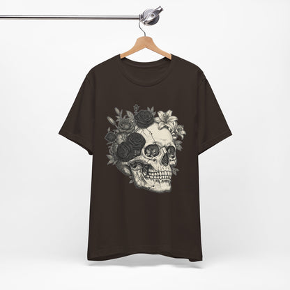 Skull Floral Tee