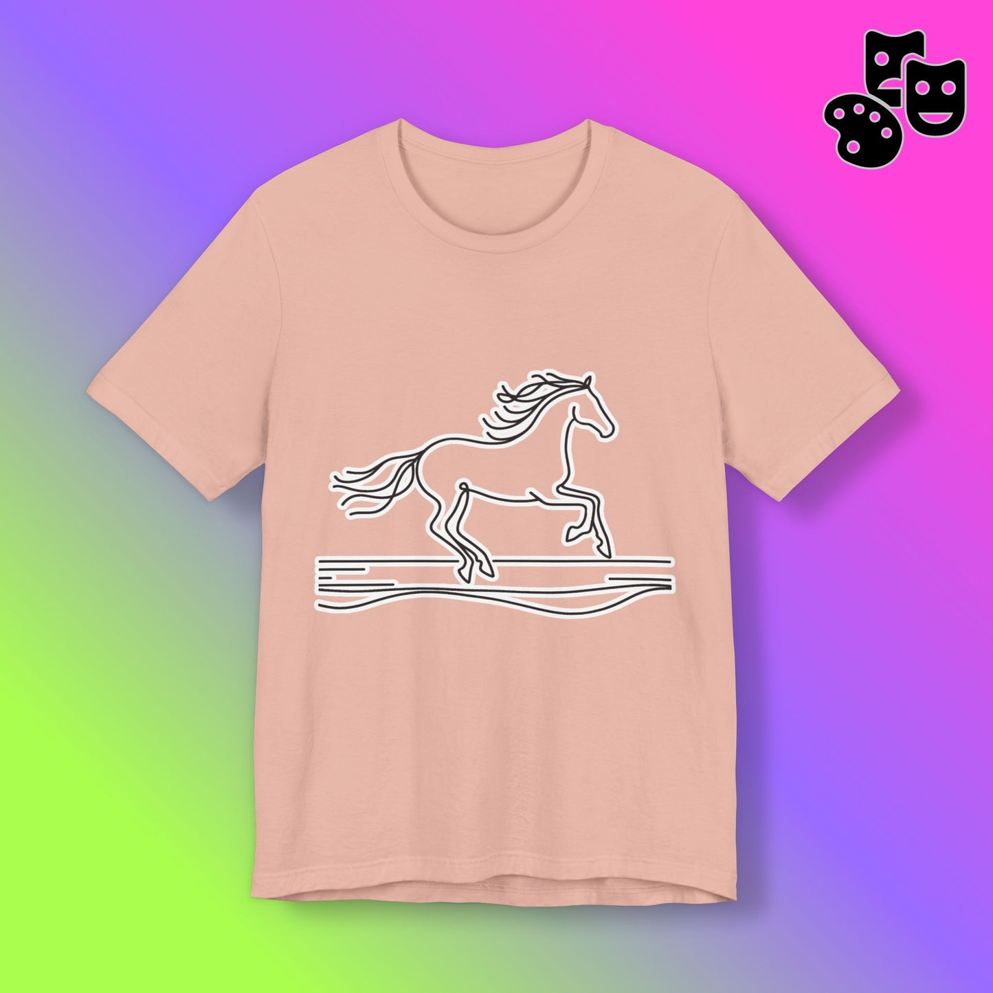 Horse on Beach Tee