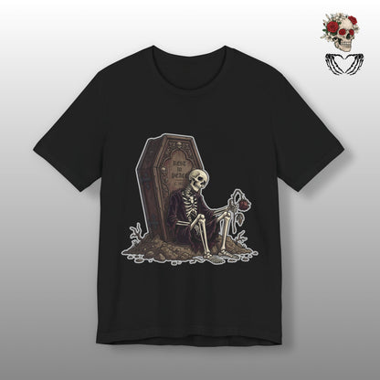 Skeleton waiting