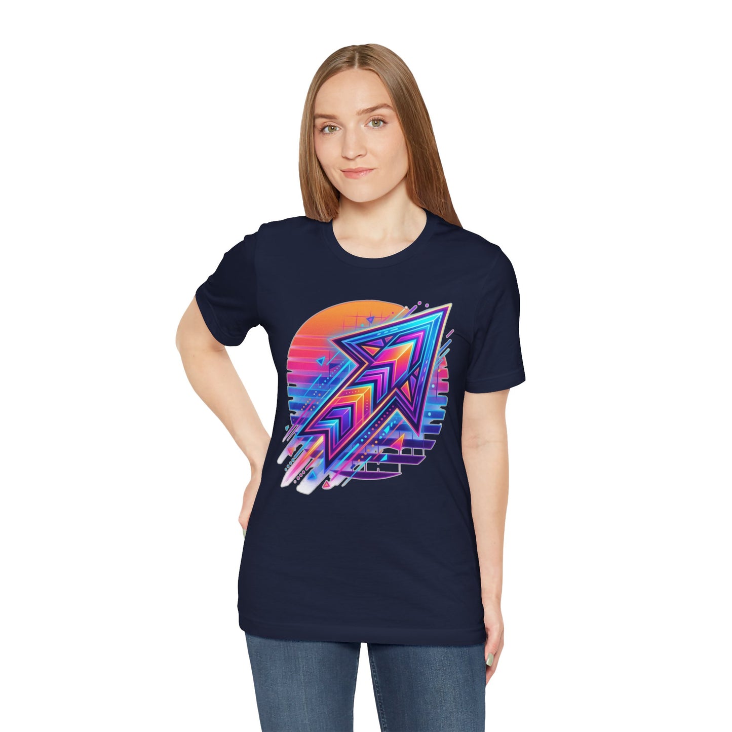 Retro Neon Arrow