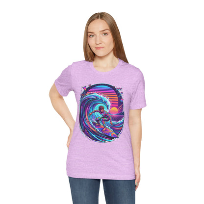 Retro Sunset Surfer