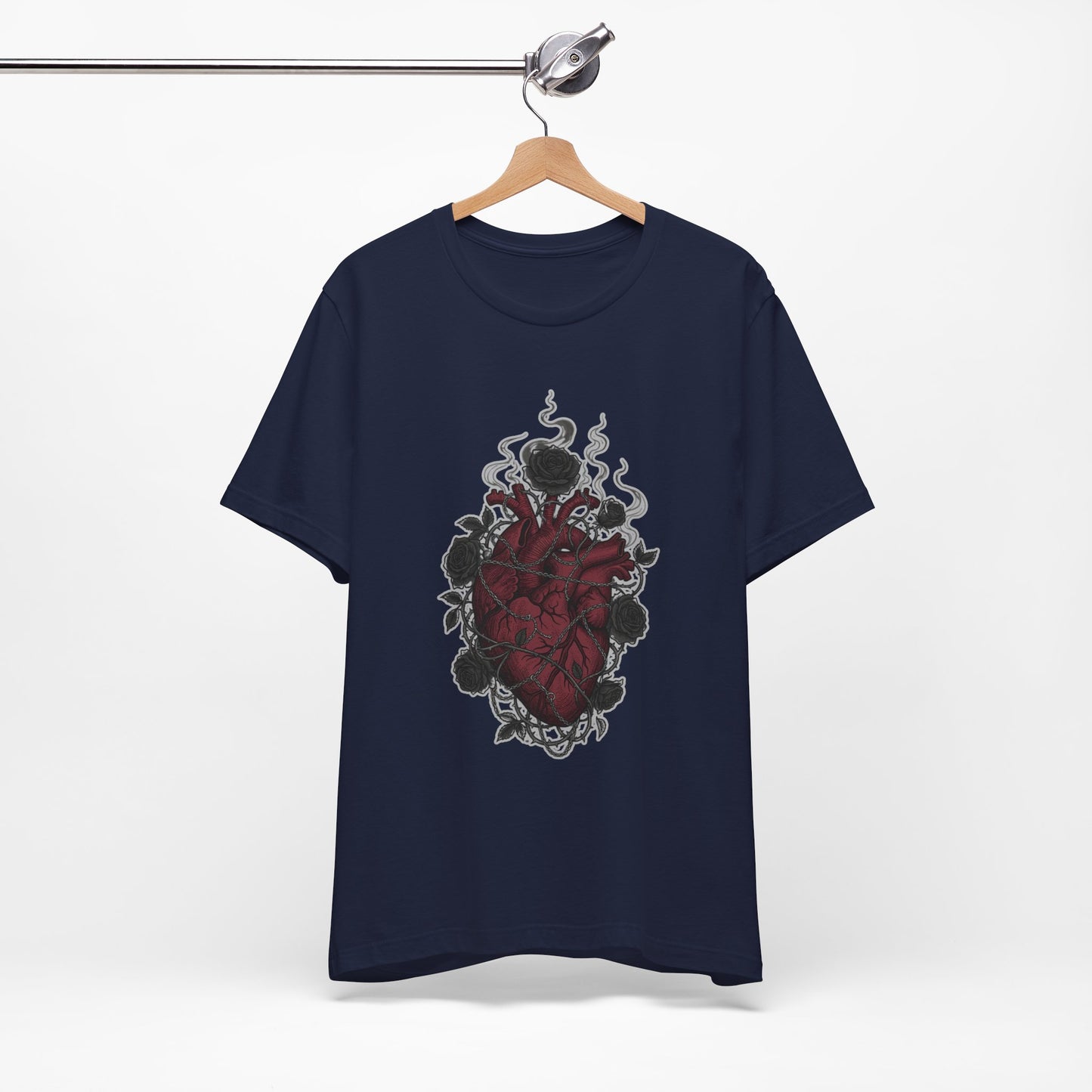 Dark Floral Gothic Heart
