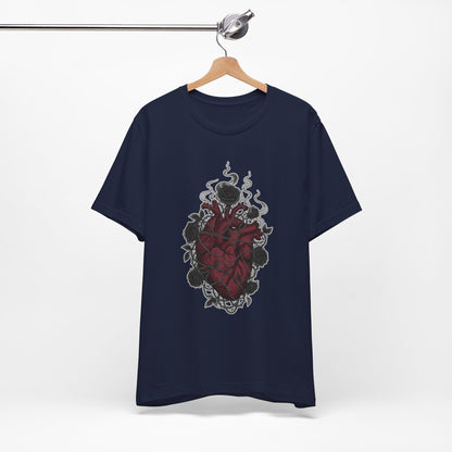 Dark Floral Gothic Heart